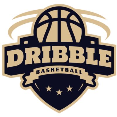 Dribble basketball logo 02 サムネイル