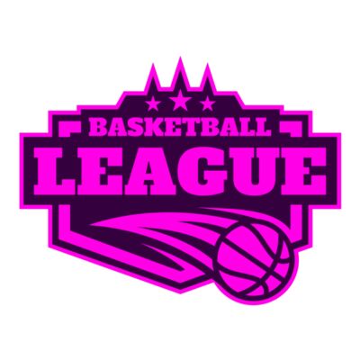 League Basketball logo template 02 サムネイル
