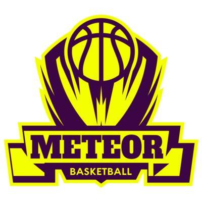 Meteor Basketball Logo Template サムネイル