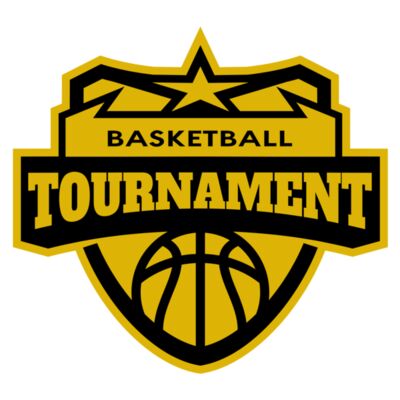 Tournament Basketball logo template 02 サムネイル